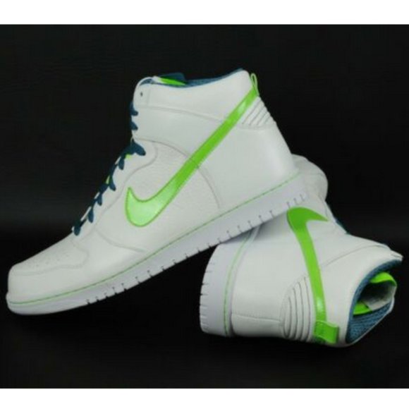 Nike Other - Nike Dunk High Premium Mens Shoes White Electric